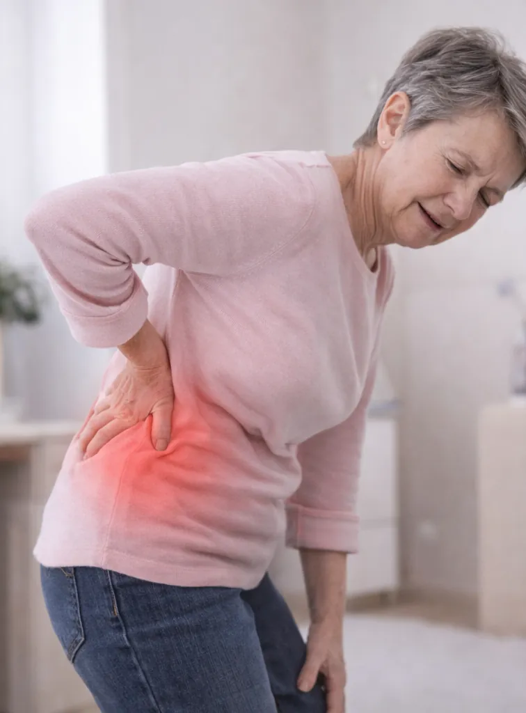 Zlomenina po malém úrazu bývá prvním signálem osteoporózy.